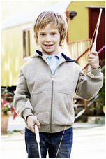Bild Kids-Kapuzen-Jacke CONTRAST