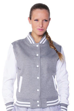 Bild LADIES 2-TONE COLLEGE SWEATJACKET