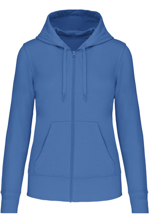 Bio-Kapuzensweatshirt mit Reißverschluss Damen
