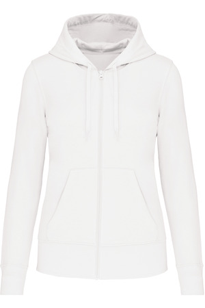 Bio-Kapuzensweatshirt mit Reißverschluss Damen