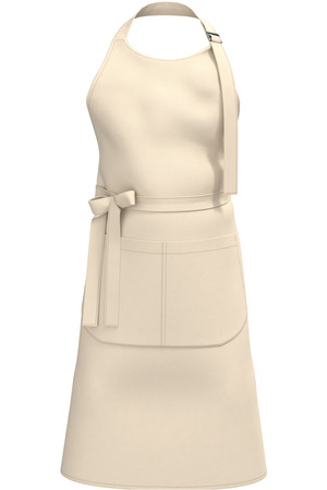 Schürze mit Tasche aus Bio-Baumwolle