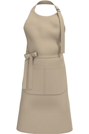 Schürze mit Tasche aus Bio-Baumwolle