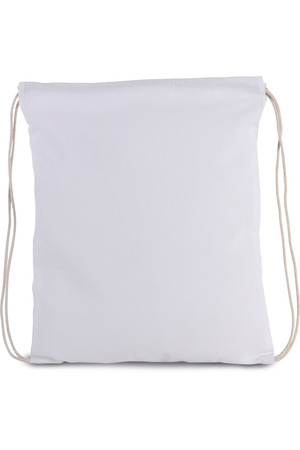 Kleiner Rucksack aus Bio-Baumwolle mit Kordeln