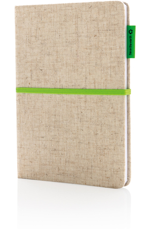 A5 Eco Jute Baumwoll-Notizbuch